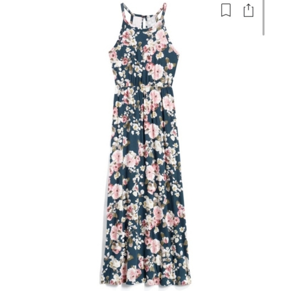 Papermoon Danyela Knit Maxi Dress Size Medium Petite NWT - Picture 2 of 5